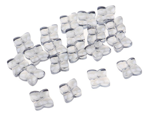 20pcs Mariposa Checa De Suelto Sacper Para Joyería De Azul