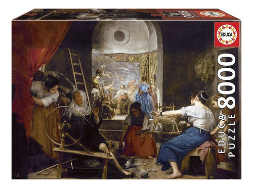 Imagen 1 de 7 de Puzzle Rompecabeza Educa Las Hilanderas Velazquez 8000 Pieza