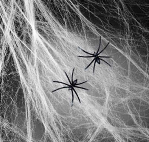 Imagem 1 de 1 de 10 Teia De Aranha Artificial Decoração Halloween