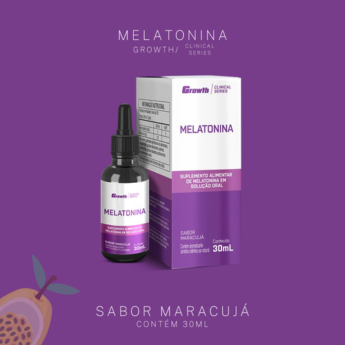 Melatonina Líquida 30ml - Growth Supplements