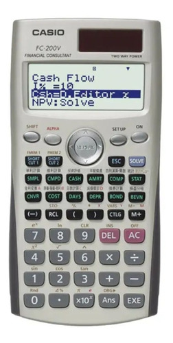 Calculadora Financiera Casio Fc-200v 1era Edición