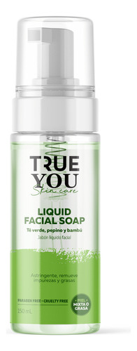 True You Jabón Líquido Facial True You Piel Grasa 150 Ml