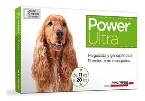 Power Ultra Pipeta Antipulgas Y Garrapatas 11-20kg Oferton!!