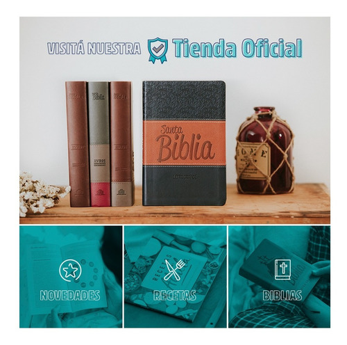Imagen 5 de 6 de Cuaderno Con Versículo Rayas Neutro