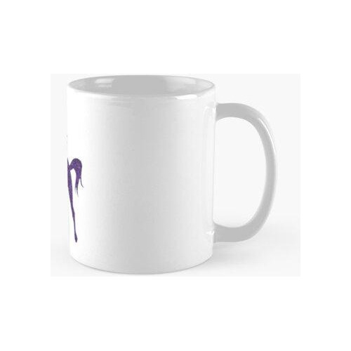 Taza Purple Faux Glitter Unicornio Mágico Calidad Premium