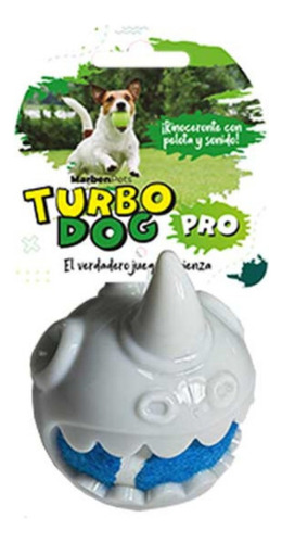 Juguete Mascotas Rinoceronte Con Pelota Y Sonido Turbodog