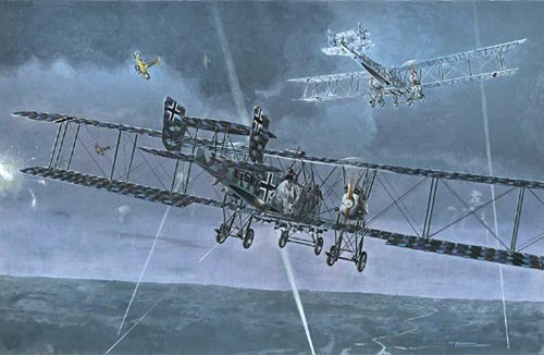 Roden Gotha G. Va Vb. Aleman Heavy Bombardero Avion Kit