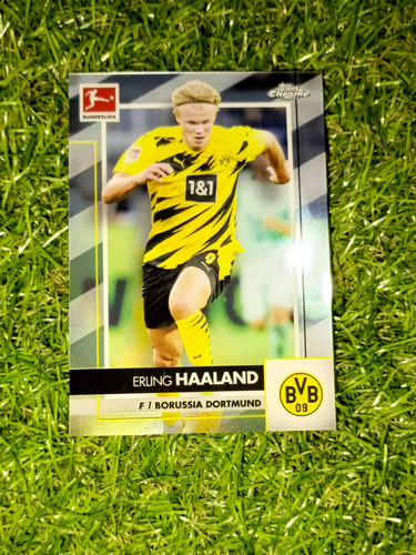 Cv Erling Haaland 2021 Topps Chrome Bundesliga Dortmund 