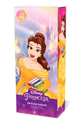 Perfume Disney Princesas Bella Con Strass X50ml