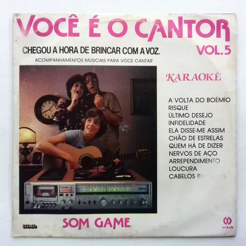 Lp Karaokê Você É O Cantor Cid 1980 Disco De Vinil