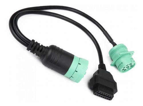 Imagen 2 de 10 de Adaptador De Diagnóstico Del Camión 9 Pin A La Interfaz Obd2