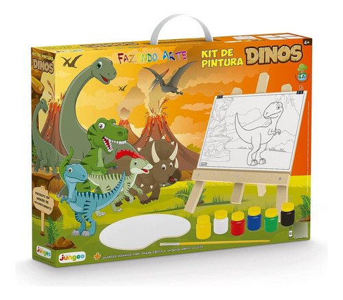 Kit De Pintura - Dinos Junges