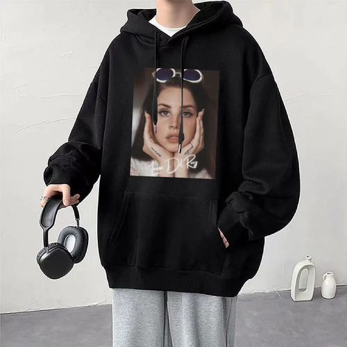 Lhy Sudadera Con Capucha Estampada De Lana Del Rey De La Can