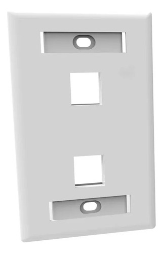 Faceplate Furukawa 35050053 Bastidor Plano 2p Blanco