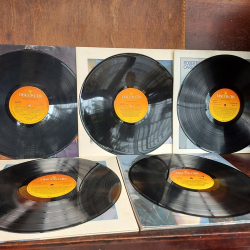 Vinil Lp Lote 7 Unidades Roberto Carlos