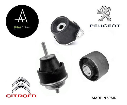 Kit 3 Soporte Motor Peugeot 207 1.4 Nafta (made In Spain)