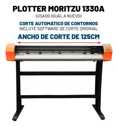 Plotter De Corte 120cm Moritzu 1300a Con Lector Optico (Usado)