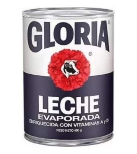 Leche Gloria Evaporada De 400g X 10uds