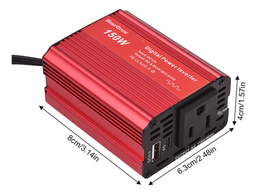 / Inversor Para Inversor De 150 W De Potencia, 110 V, Para