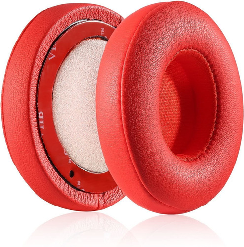 Almohadillas Para Beats Solo 2 / 3 Wireless Auriculares Rojo