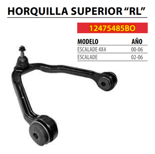 Horquilla Superior Izquierda Express Van1500 2003 Al 2014