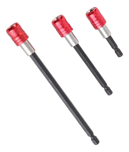 Soporte Para Puntas De Destornillador Rojo Con Vástago Hexag