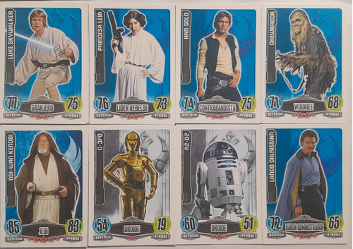 Figuritas Star Wars Force Attax Lote X 10 A Elección