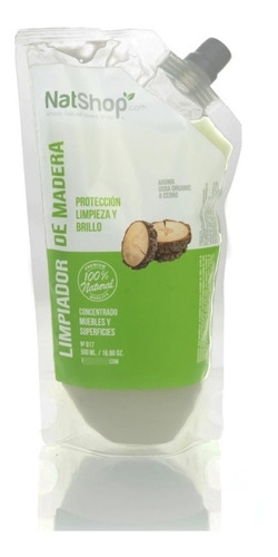 Limpiador Madera Concentrado Cedro Orgánico Natshop 500ml