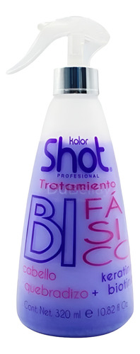 Tratamiento Bifásico Keratina Y Biotina Kolor Shot 320ml