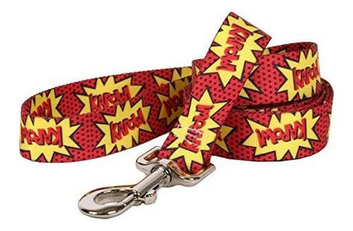 Yellow Dog Design Kapow Dog Leash 3/4 De Ancho Y 5' (60) De