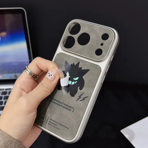 Capinha Para iPhone 11-17 Pro Max | Gengar Laser, Anti-queda