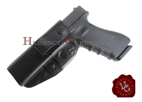 Imagen 5 de 7 de Pistolera Houston Interna Zurda Glock 17/19/22 K38intz