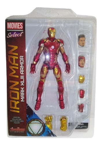Iron Man Mark Xliii 43 Armor Age Ultron Movie Select Legend