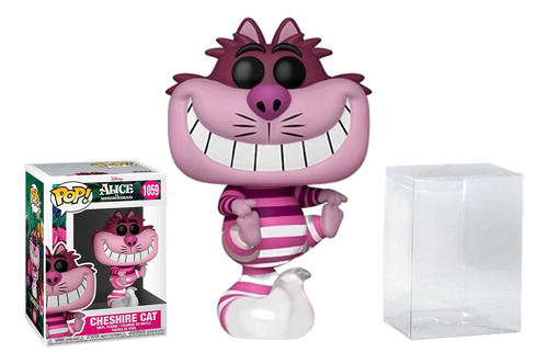 Funko Pop Disney Cheshire Rosa 1059 Alicia Alice Protector