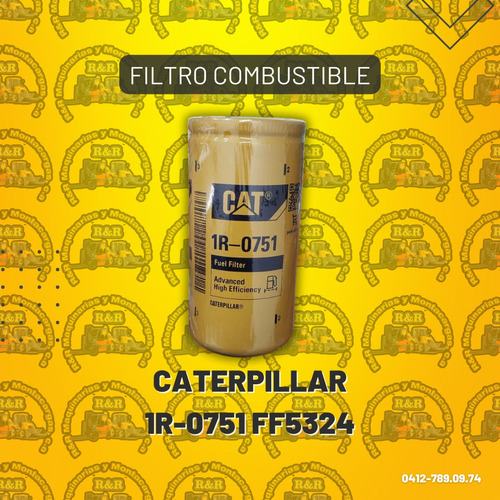 Filtro Combustible Caterpillar 1r-0751 Ff5324