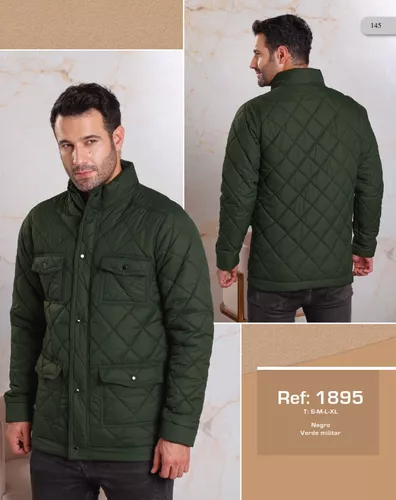 Chaqueta Hombre Acolchada Impermeable Invierno Cuello Alto Abrigo Moda  Masculina Liviana Urbana Ropa De Calle Calidad Premium