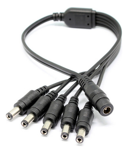 Cable Alimentacion Cctv Radox 080-510 5 Plugs Pulpo 2.1mm