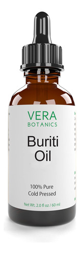 Vera Botanics Aceite Buriti 100% Puro Y Natural, Sin Refinar