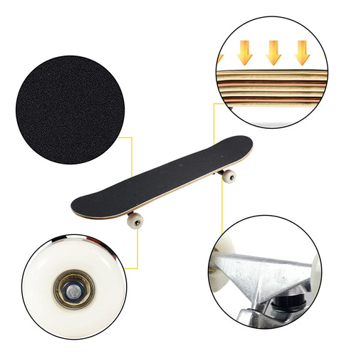 Skateboards Completos Profesionales Principiantes, Adul...