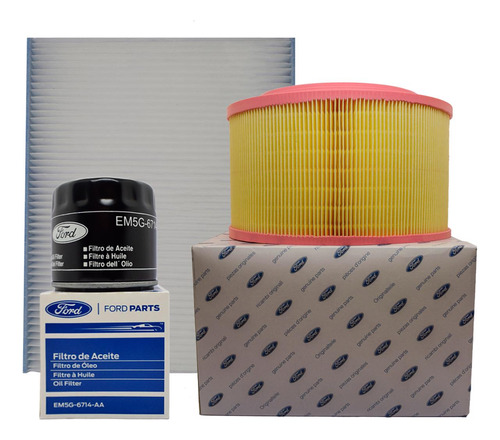 Kit Filtros Aceite + Aire + Polen - Ford Ranger Nafta 2.5