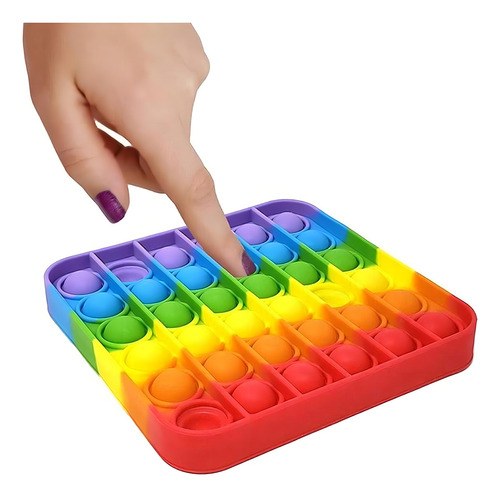 Pop It Fidget Toys Brinquedo Anti Stress Sensorial Colorido