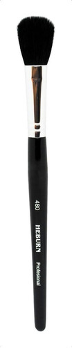 Heburn Brocha Para Maquillaje Cerdas Naturales Cabra Cod 480 Color Negro