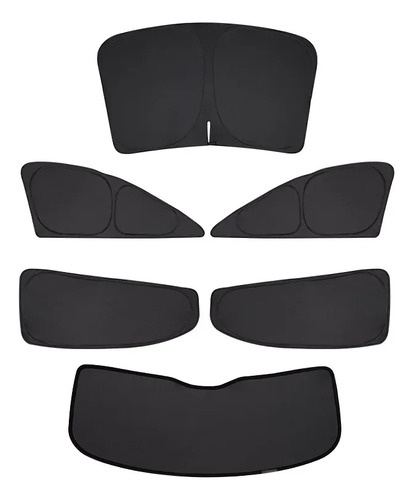 Tesla Model Y (negro De Dos Caras) - 2 Ventanas Triangulares