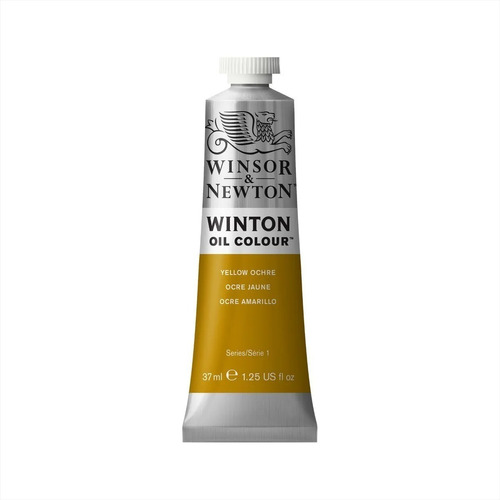 Óleo Winton 37ml - Cor de óleo Winsor & Newton 744 Amarelo Ocre