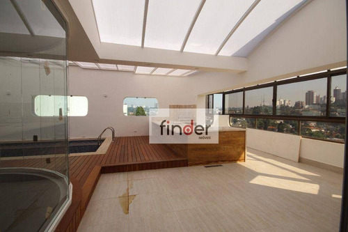 Imagem 6 de 30 de Lara E Mara. Cobertura Na Rua Engenheiro Edgar Egídio De Sousa, 303. Cobertura Duplex, Piscina, Sauna, Área Gourmet, Adega, 4 Suítes E 4 Vagas. - Co0602