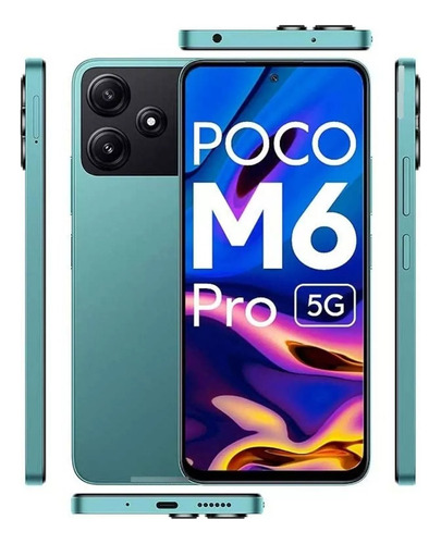 Smartphone Poco M6 Pro 5g Dual Sim 6/128gb Lançamento C/ Nf