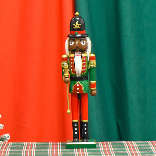 Escultura De Cascanueces Navideños De 15,7 Pulgadas, Adorno