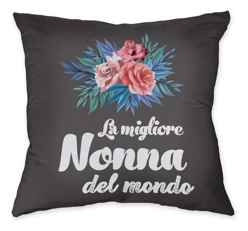 Funda De Almohada Con Diseño Floral Italiano De La Mejor Abu