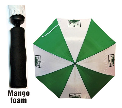 7 Paraguas Gigantes Reforzados Personalizados Con Tu Logo Estampado Full Color Excelente Calidad - Pack 7 Unidades