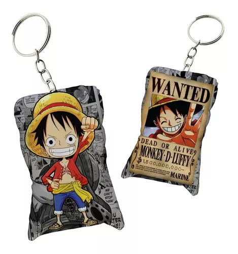 Almofada Anime One Piece Monkey D. Luffy + Chaveiro